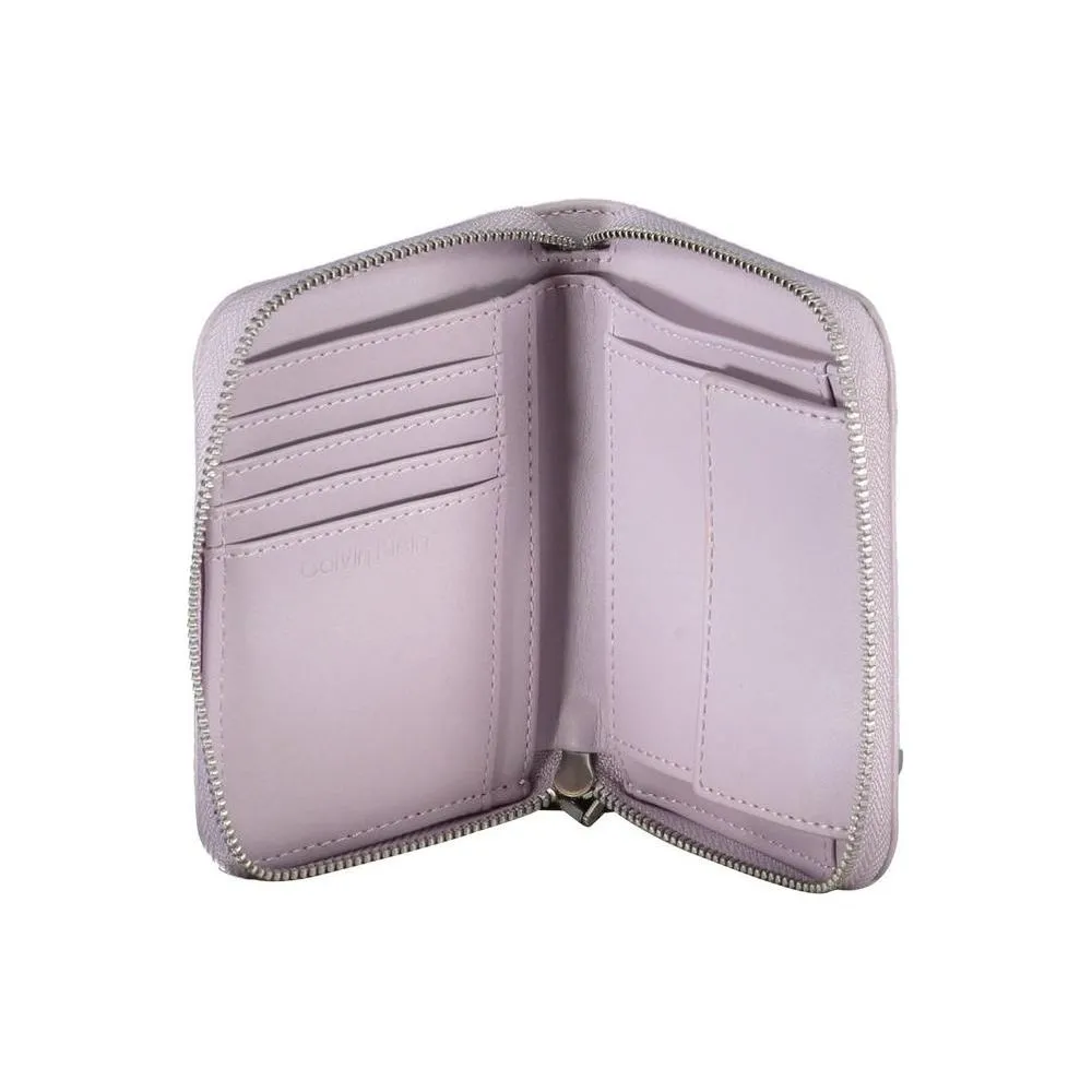 Calvin Klein Elegant Purple RFID Wallet with Card Slots