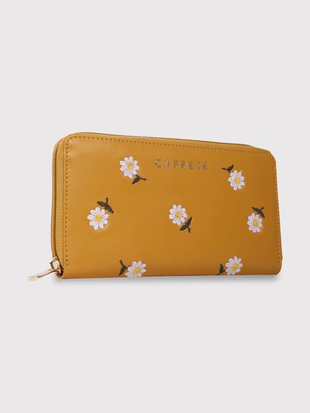 Caprese Kyle Zip Around Wallet Large Ochre