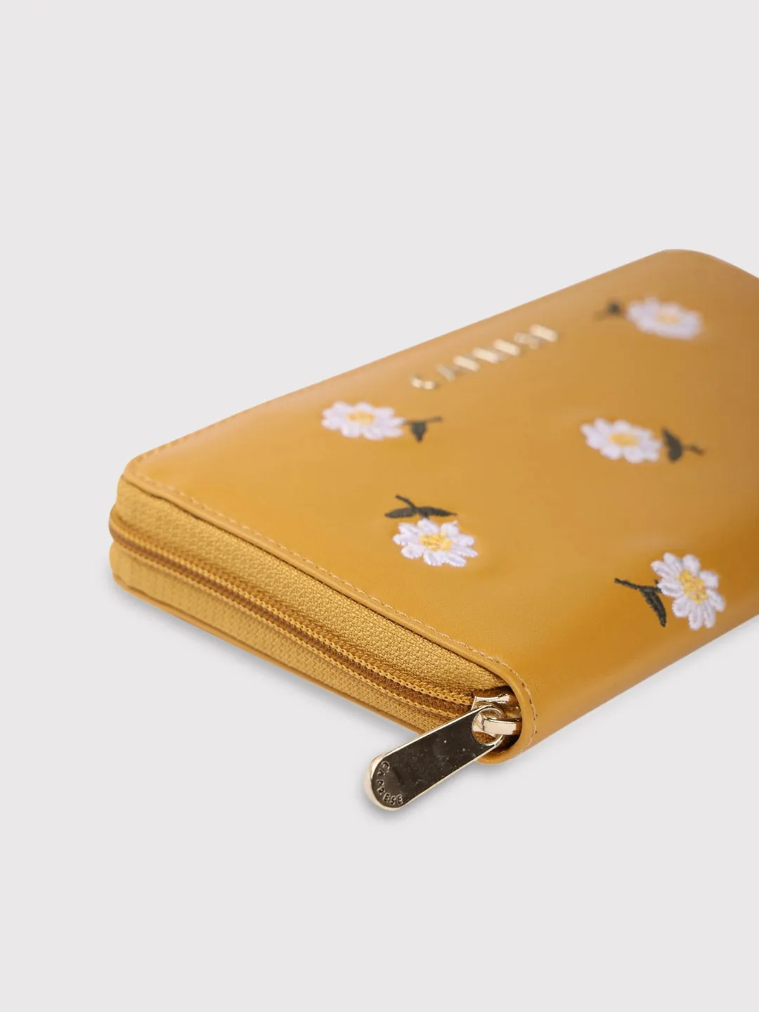 Caprese Kyle Zip Around Wallet Large Ochre