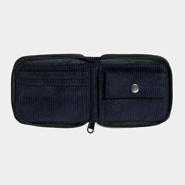 Carhartt WIP Flint Zip Wallet - Dark Navy