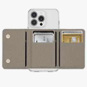 iPhone 13 HD Clear Case with MagSafe Trifold Wallet Set