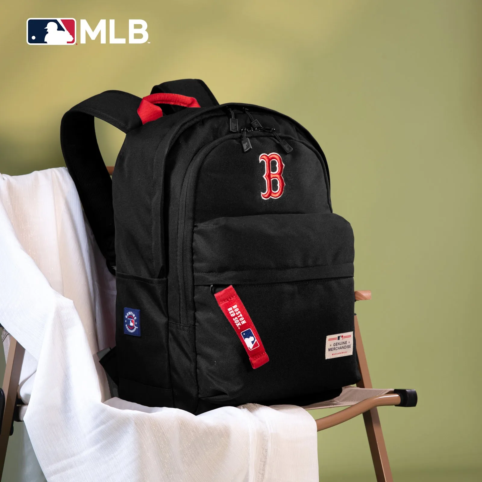 MLB-BR55-355  MLB Boston Red Sox Laptop Backpack (Copy)