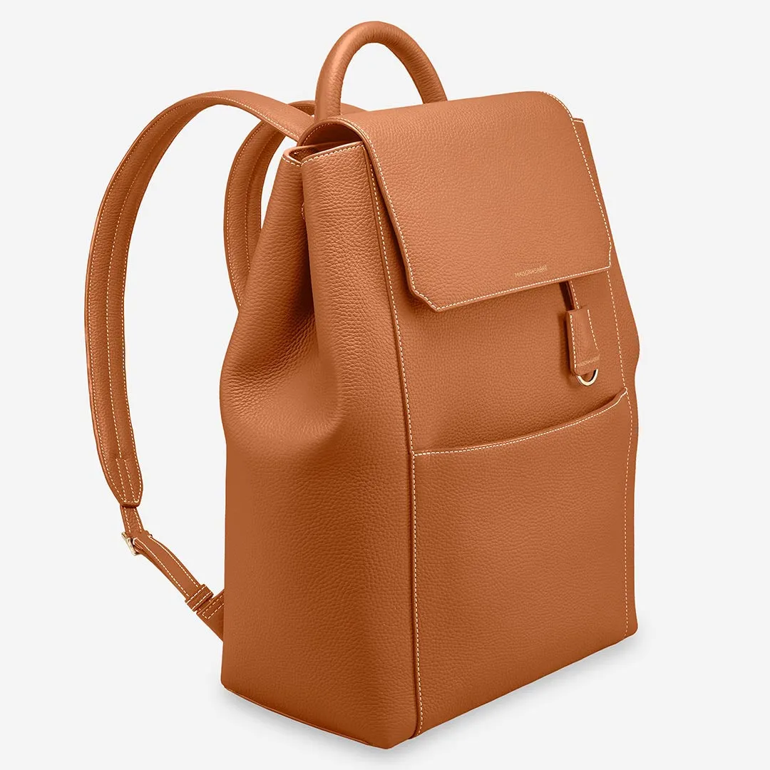 The Large Soft Backpack - Pecan Brown